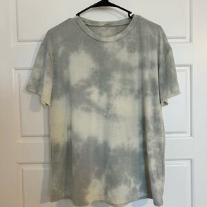 WST Cst Women’s Gray/Blue Tie‎ Dye Tee Size Small